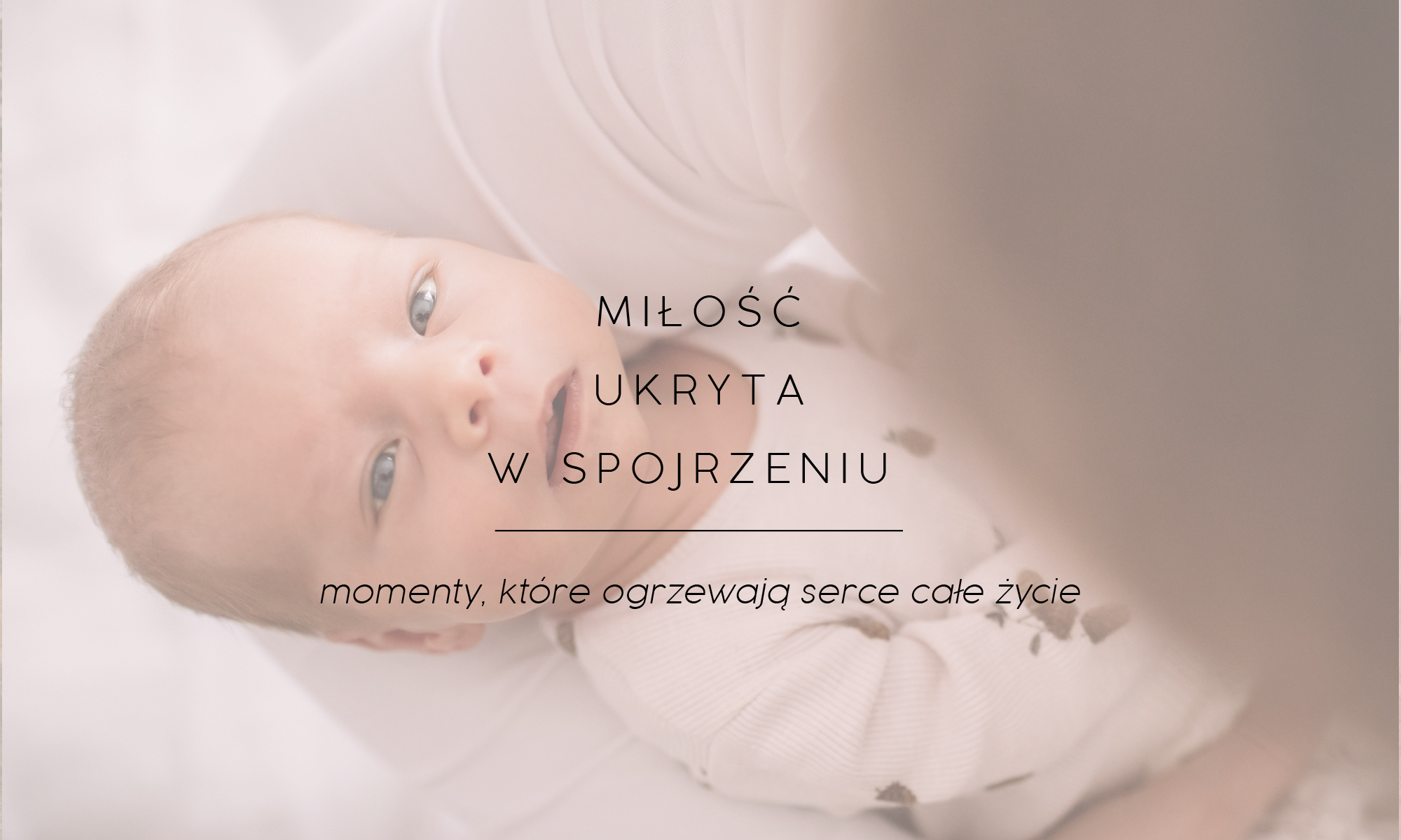 Portret noworodka w czułych objęciach taty -Olsztyn